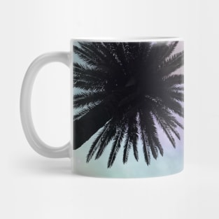 Summer Holographic Gradient Palm Trees Design Mug